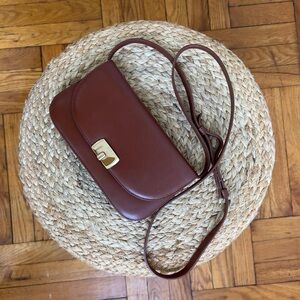 A.P.C Brown Mini Clutch / Crossbody Bag